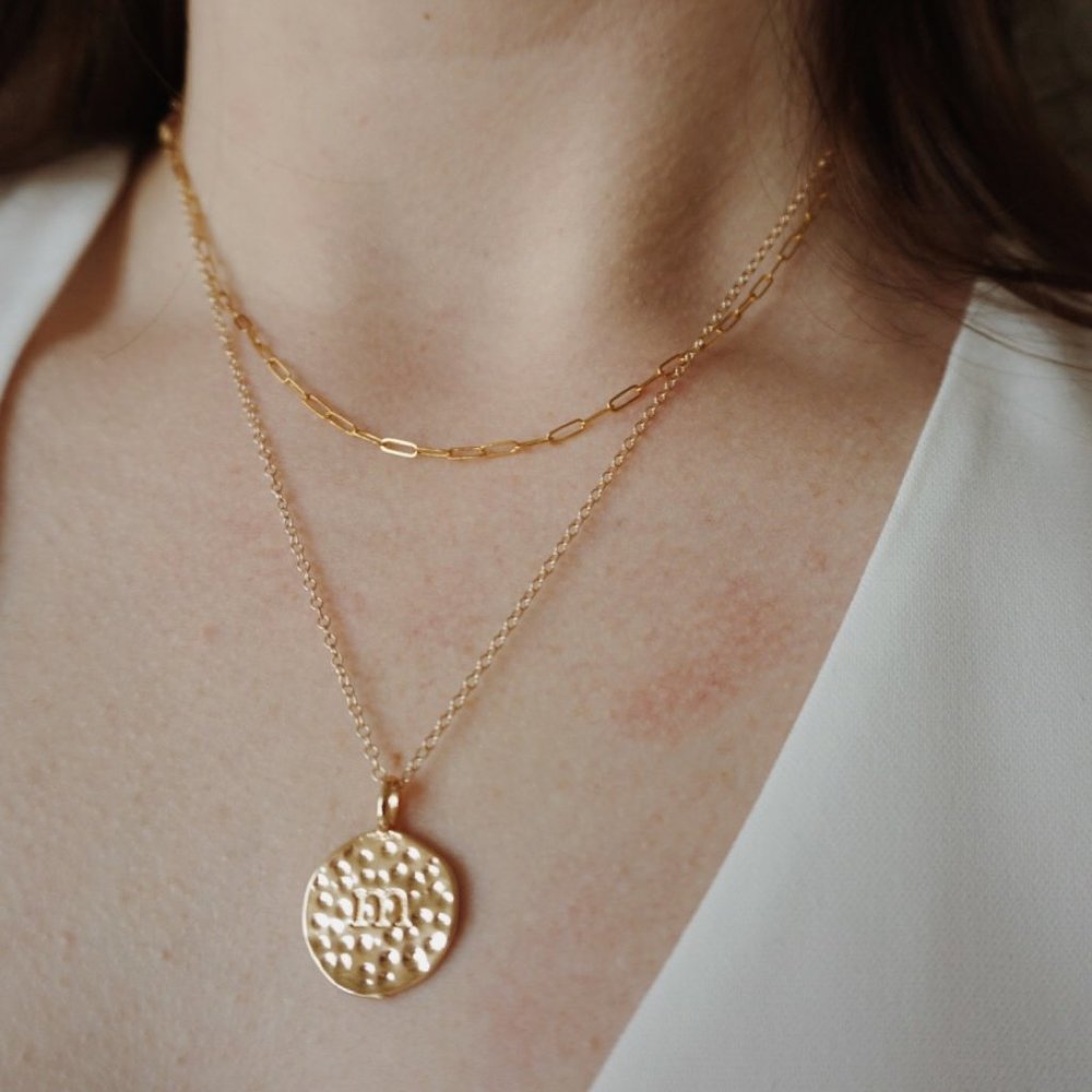 Custom Initial Gold Filled Necklace